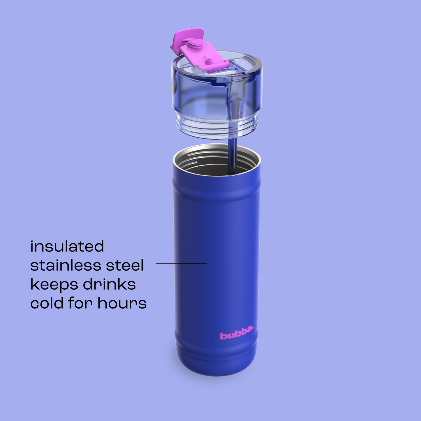 bubba 32 oz DualSip Insulated Stainless Steel Water Bottle - Ocean Energy - US 9419