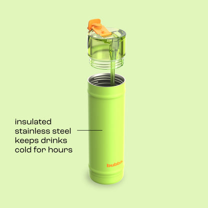 bubba 24 oz DualSip Insulated Stainless Steel Water Bottle - Glow Up - US 4078
