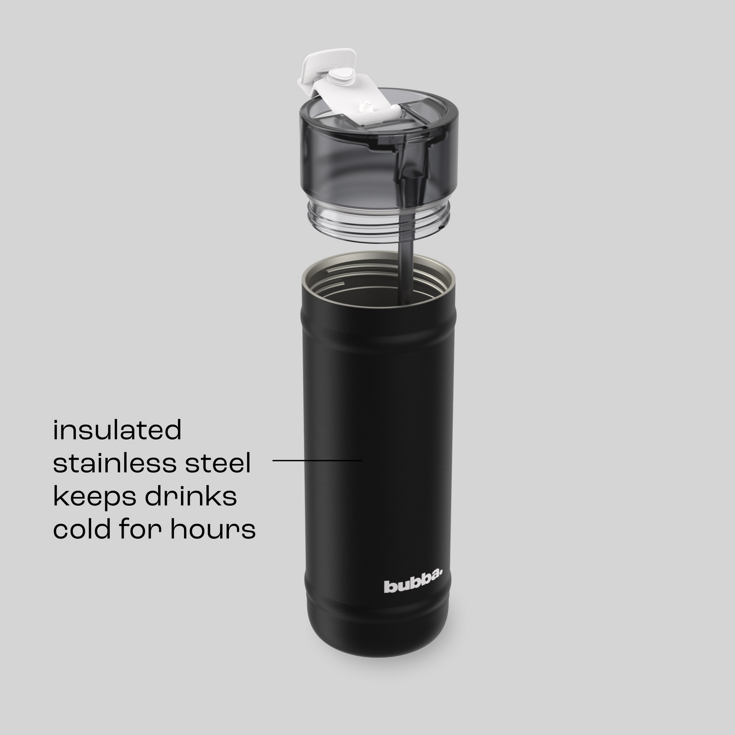 bubba 32 oz DualSip Insulated Stainless Steel Water Bottle - Office Siren - US 2982