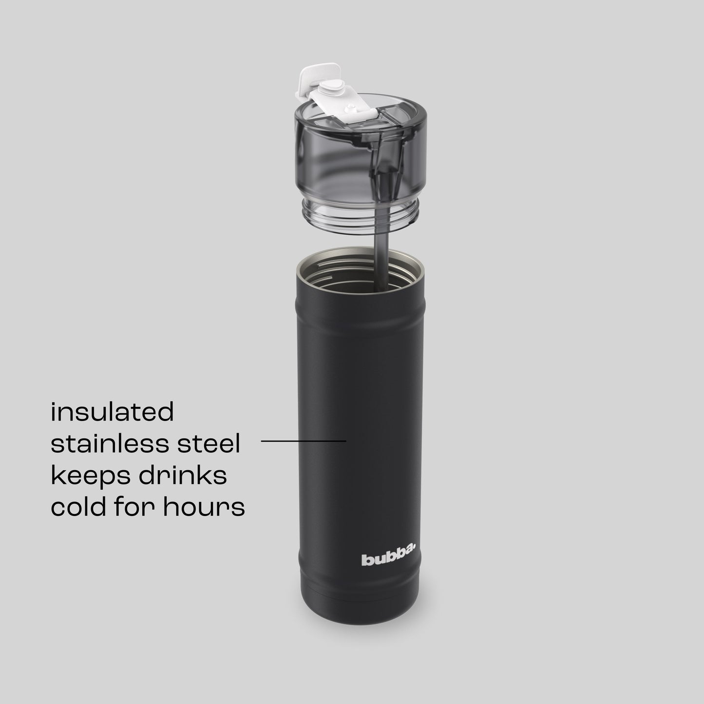bubba 24 oz DualSip Insulated Stainless Steel Water Bottle - Office Siren - US 1696