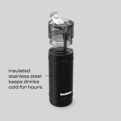bubba 18 oz DualSip Insulated Stainless Steel Water Bottle -  Office Siren - US 1000
