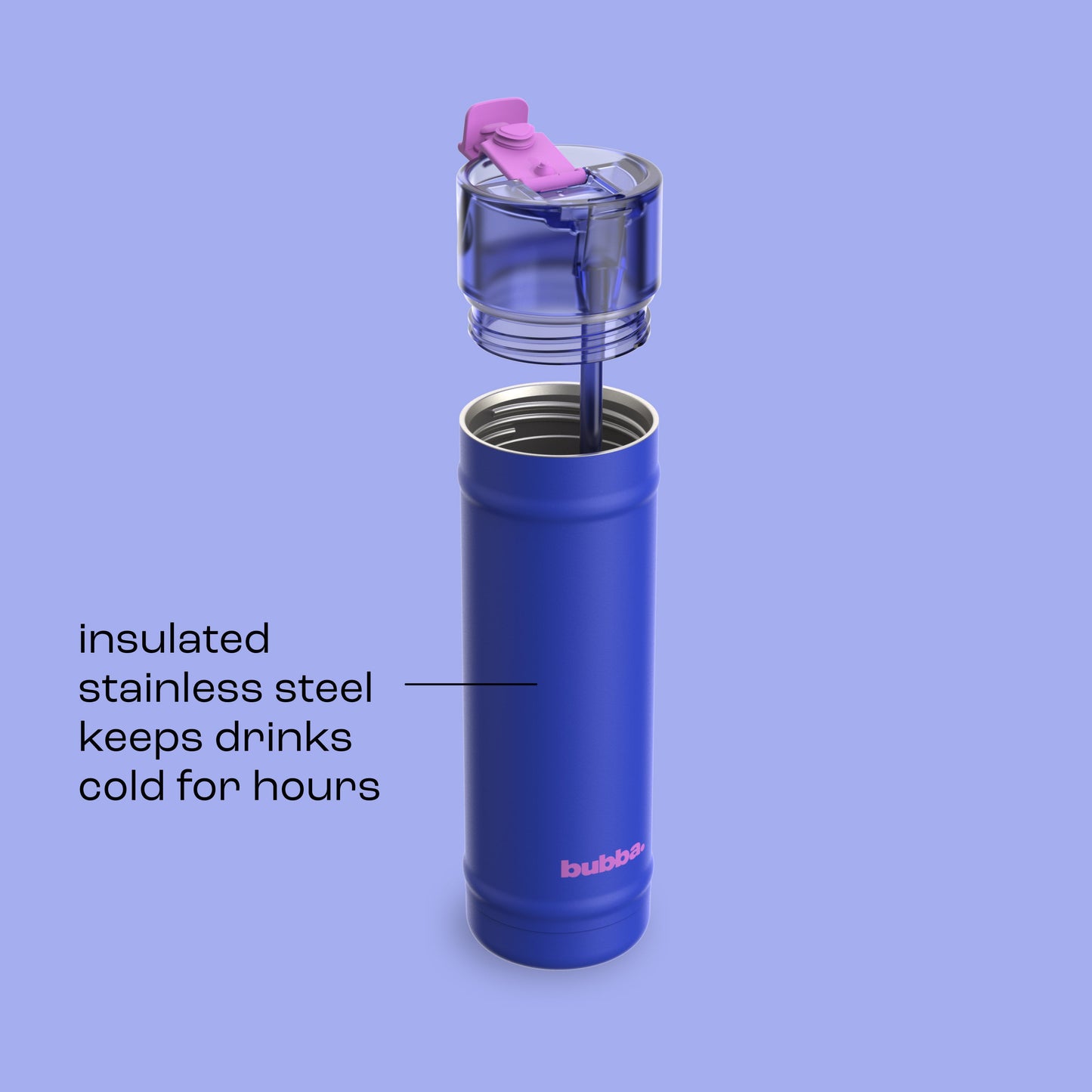bubba 24 oz DualSip Insulated Stainless Steel Water Bottle - Ocean Energy - US 2683