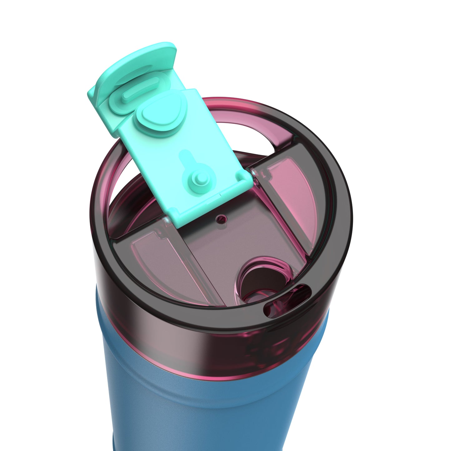 bubba 24 oz DualSip Insulated Stainless Steel Water Bottle - Blue Ribbon - US 8917