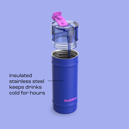 bubba 18 oz DualSip Insulated Stainless Steel Water Bottle - Ocean Energy - US 6363