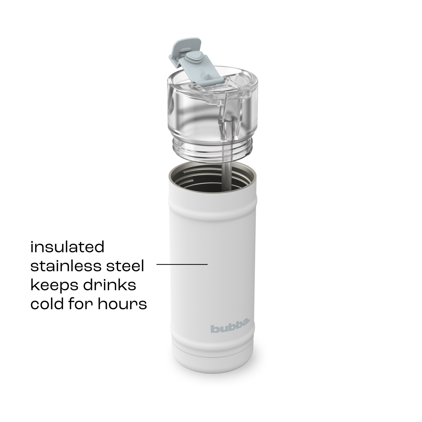 bubba 18 oz DualSip Insulated Stainless Steel Water Bottle - Fresh Kicks - US 5473