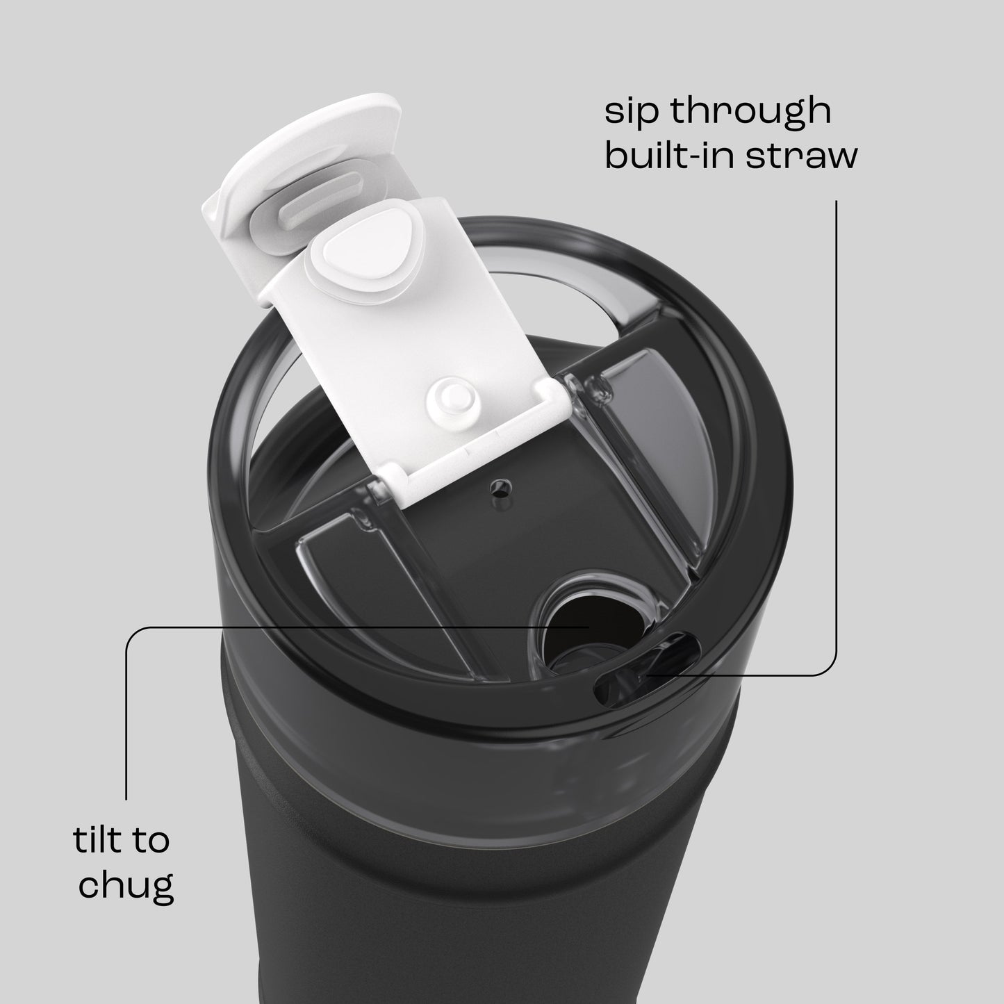 bubba 24 oz DualSip Insulated Stainless Steel Water Bottle - Office Siren - US 1696