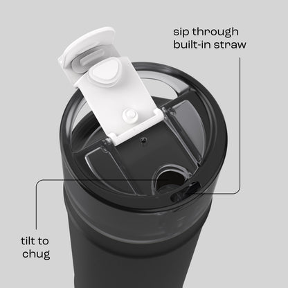 bubba 24 oz DualSip Insulated Stainless Steel Water Bottle - Office Siren - US 1696