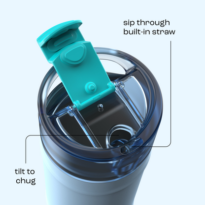bubba 18 oz DualSip Insulated Stainless Steel Water Bottle - Daydreamin - US 5804