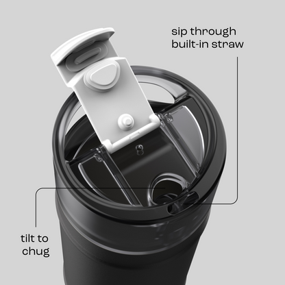 bubba 18 oz DualSip Insulated Stainless Steel Water Bottle -  Office Siren - US 1000